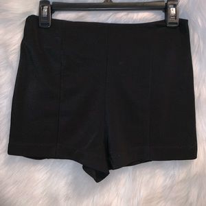 Black High Waisted Shorts